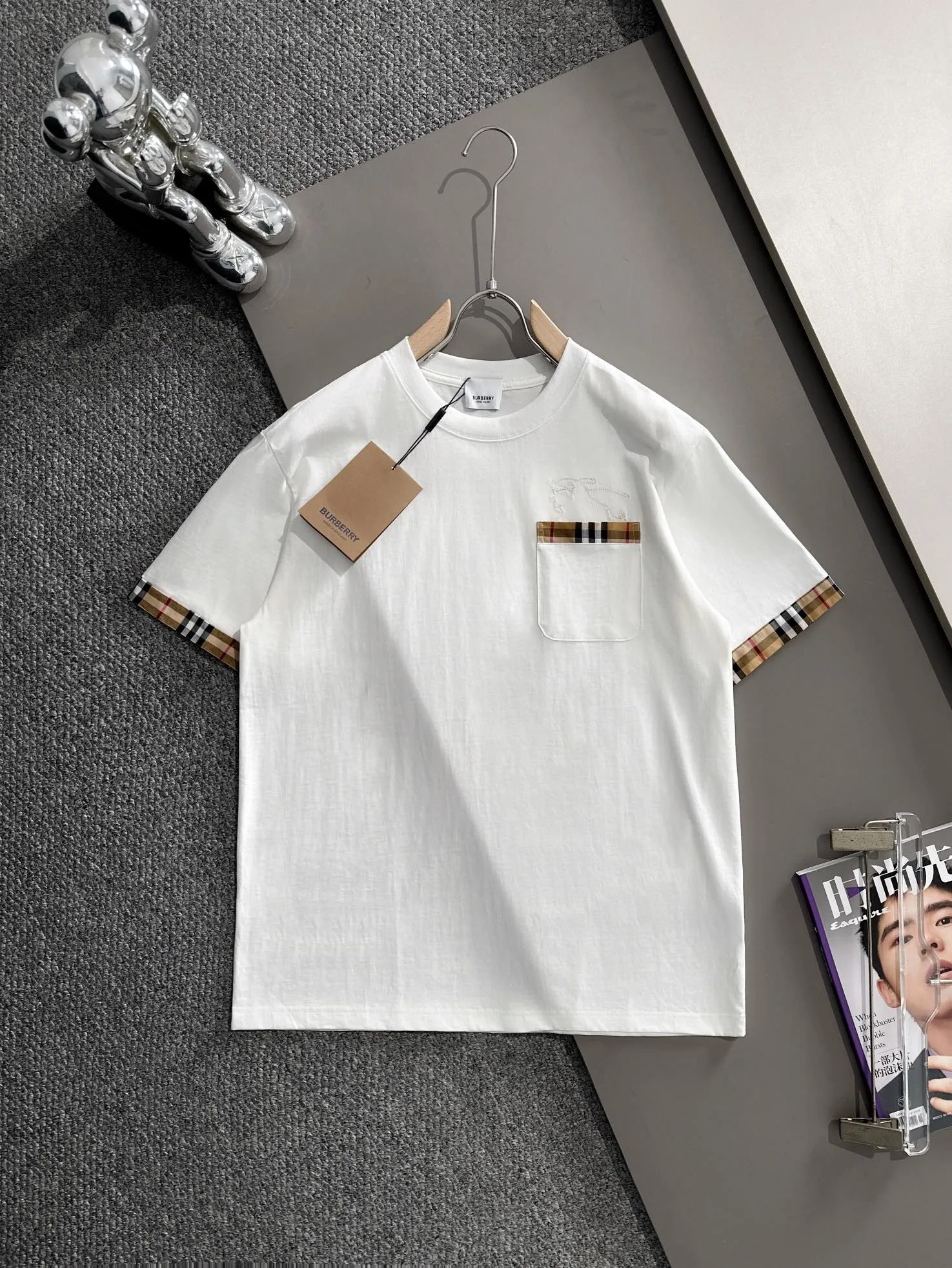 BBR BURBERRY 2026New Arrival logo Same Style t · 260 100％ · 32 · ：White Size：S M L XL